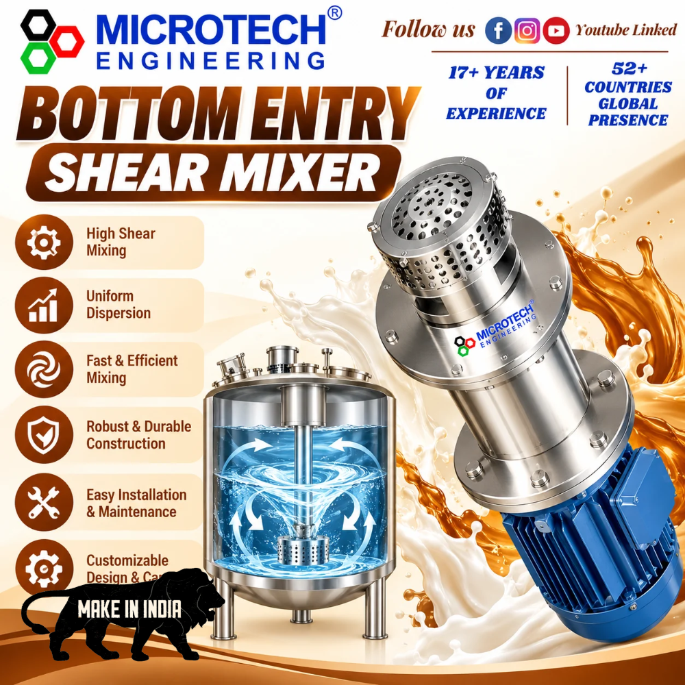 Bottom Entry Shear Mixer