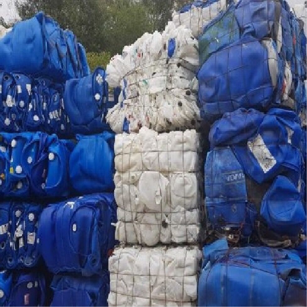HDPE Blue Drum Scrap