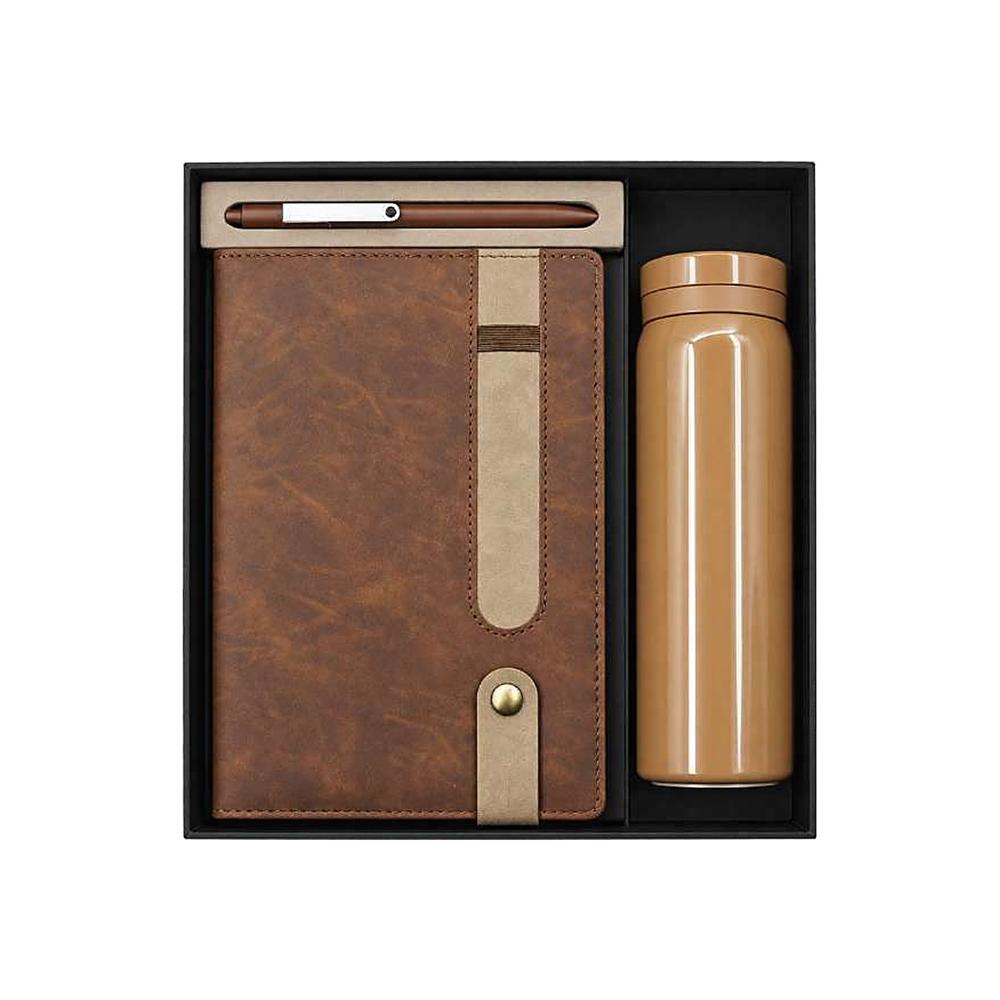 Executive Diary Pen & Flask Gift Set - Premium New Year Corporate Gift