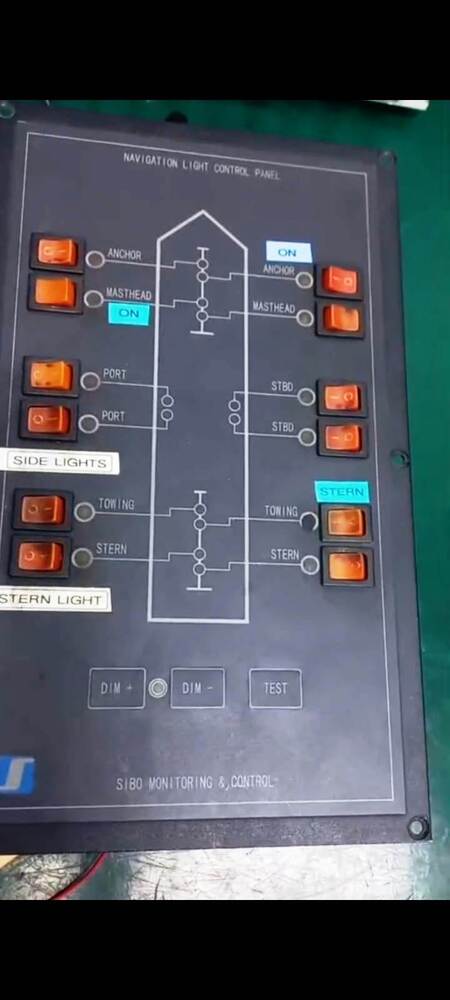 Sibo Monitoring & Control Navigation Light Control Panel - Application: Merchant Cargo Vessels