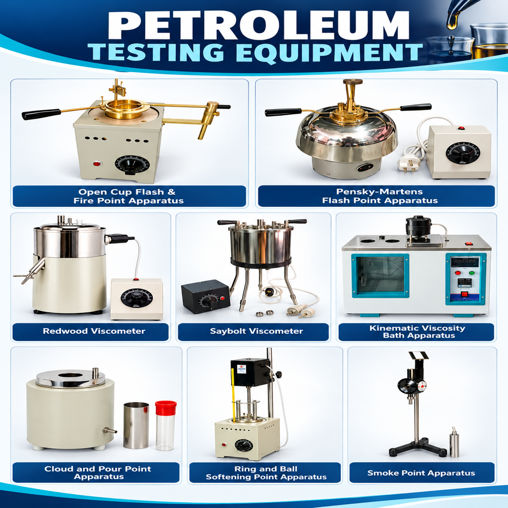 Petroleum Testing Equipments - Color: Blue