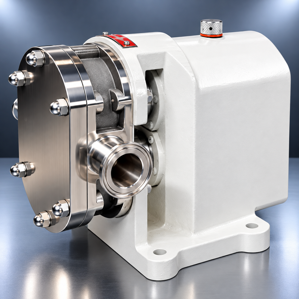 SS316 Lobe Pump for Cheese Pumping