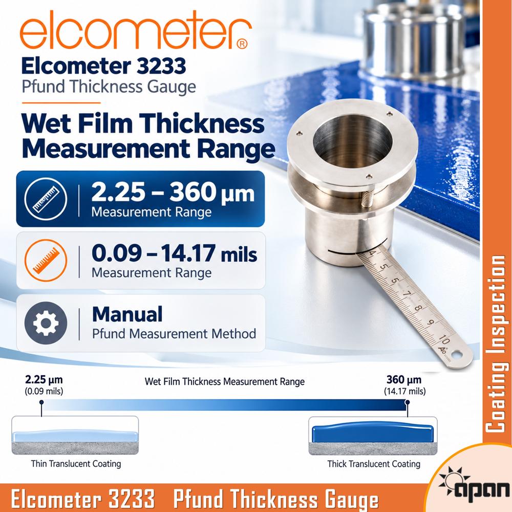 Eelcometer 3233 Pfund Thickness Gauge