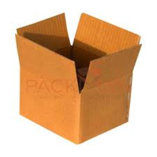 Small Brown Corrugated Box - Artwork: Customized