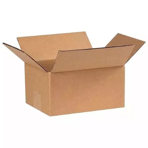 Small Brown Corrugated Box - Artwork: Customized