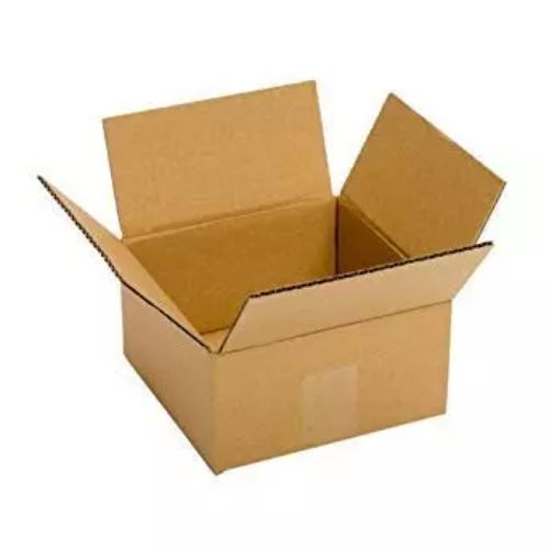Small Brown Corrugated Box - Artwork: Customized