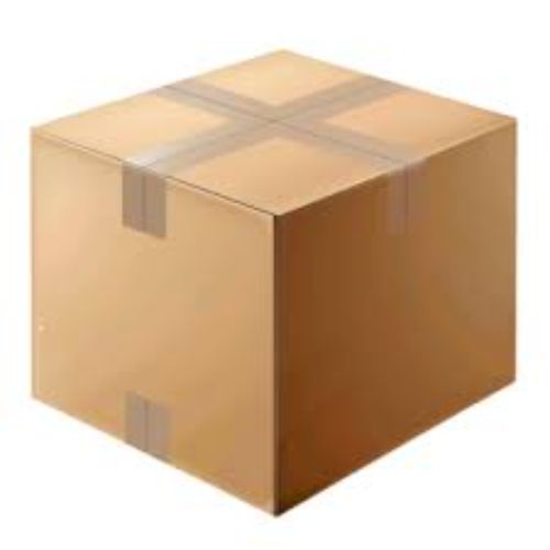 Small Brown Corrugated Box - Artwork: Customized