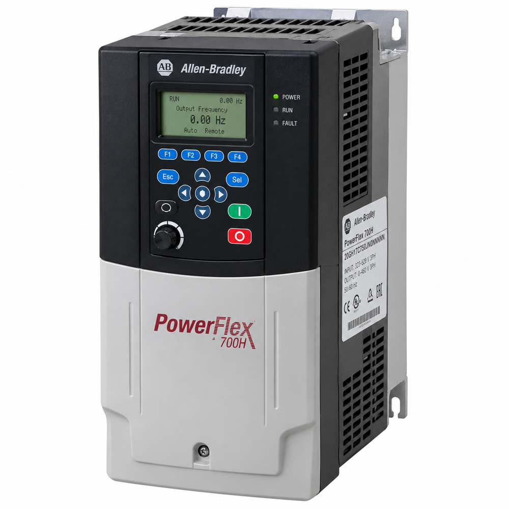 Allen-Bradley Powerflex 700H Ac Drive For High-Power Industrial Motor Speed And Torque Control. - Color: Standard Cabinet Enclosure (Ral 7032)