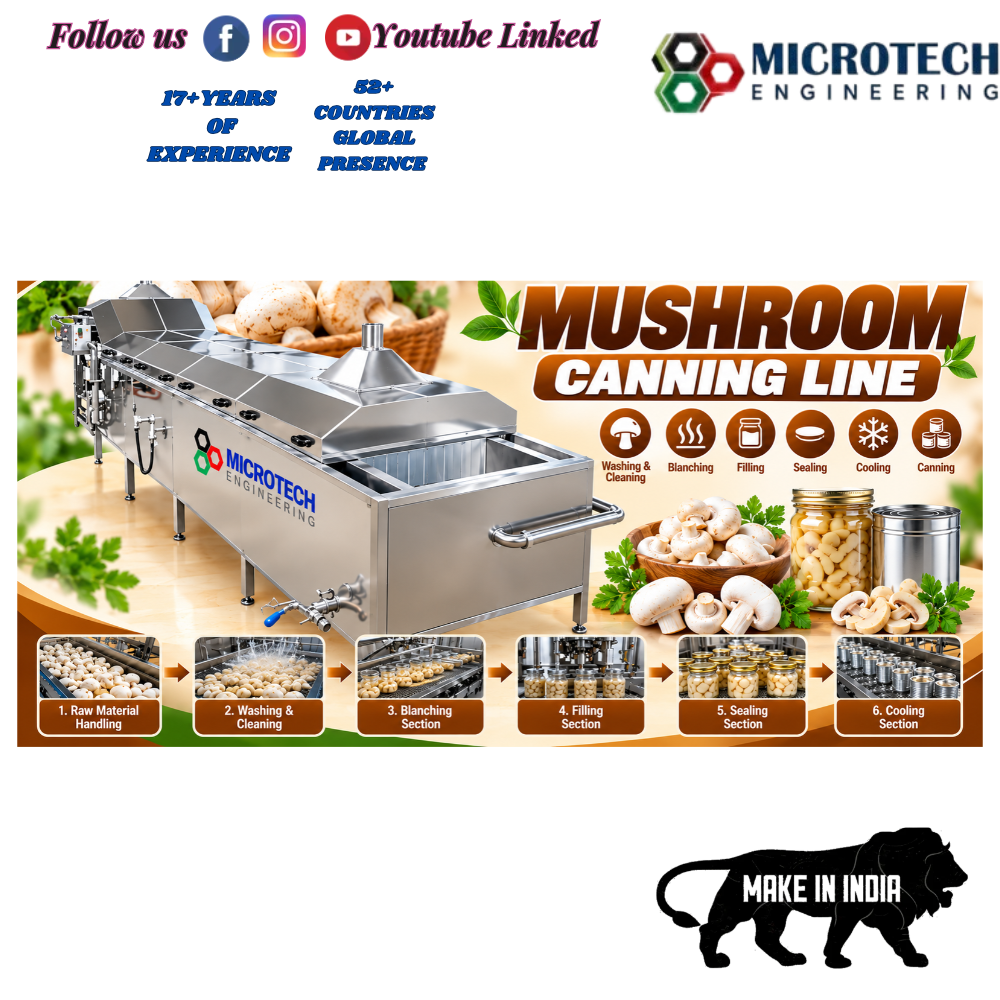 Mushroom Canning Line