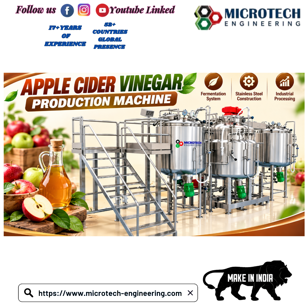 APPLE CIDER VINEGAR PRODUCTION MACHINE