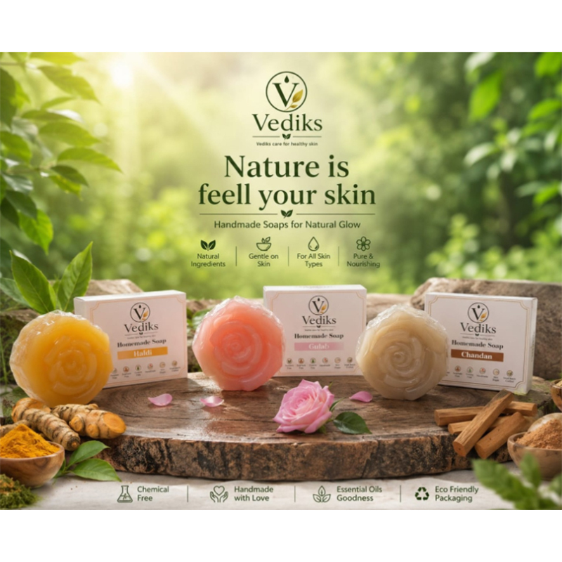 HALDI GULAB CHANDAN SOAP