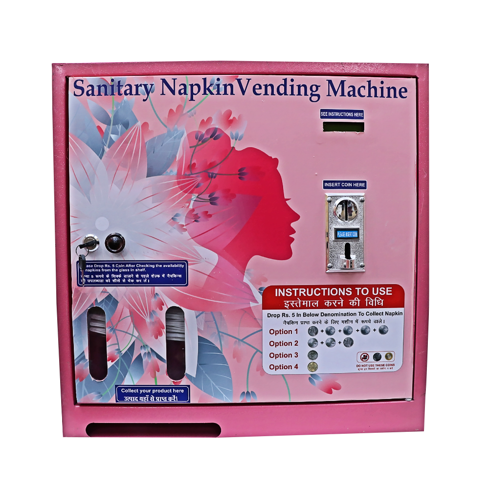 Automatic Sanitary Napkin Vending Machine - Capacity: 60 Pcs/Hr