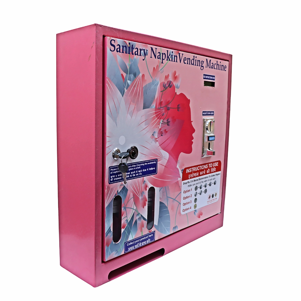 Automatic Sanitary Napkin Vending Machine - Capacity: 60 Pcs/hr
