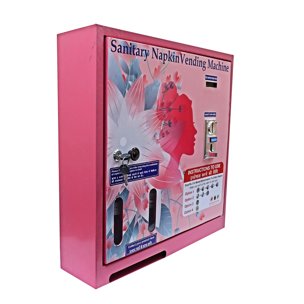 Automatic Sanitary Napkin Vending Machine - Capacity: 60 Pcs/hr