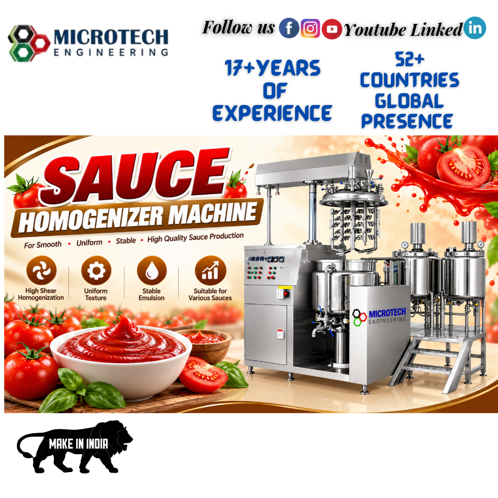SAUCE HOMOGENIZER MACHINE 