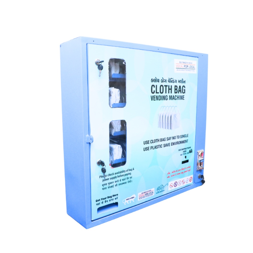 Automatic Cloth Bag Vending Machine - Capacity: 100 Pcs/Hr