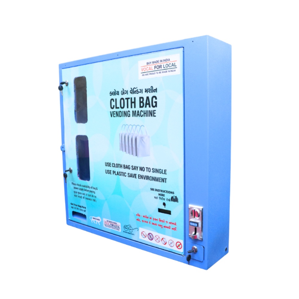 Automatic Cloth Bag Vending Machine - Capacity: 100 Pcs/hr