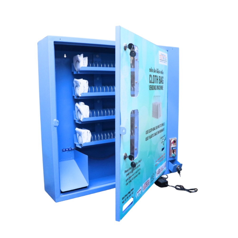 Automatic Cloth Bag Vending Machine - Capacity: 100 Pcs/hr