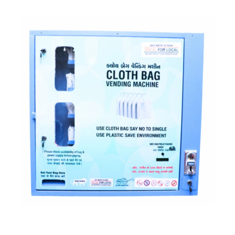 Automatic Cloth Bag Vending Machine - Capacity: 100 Pcs/hr
