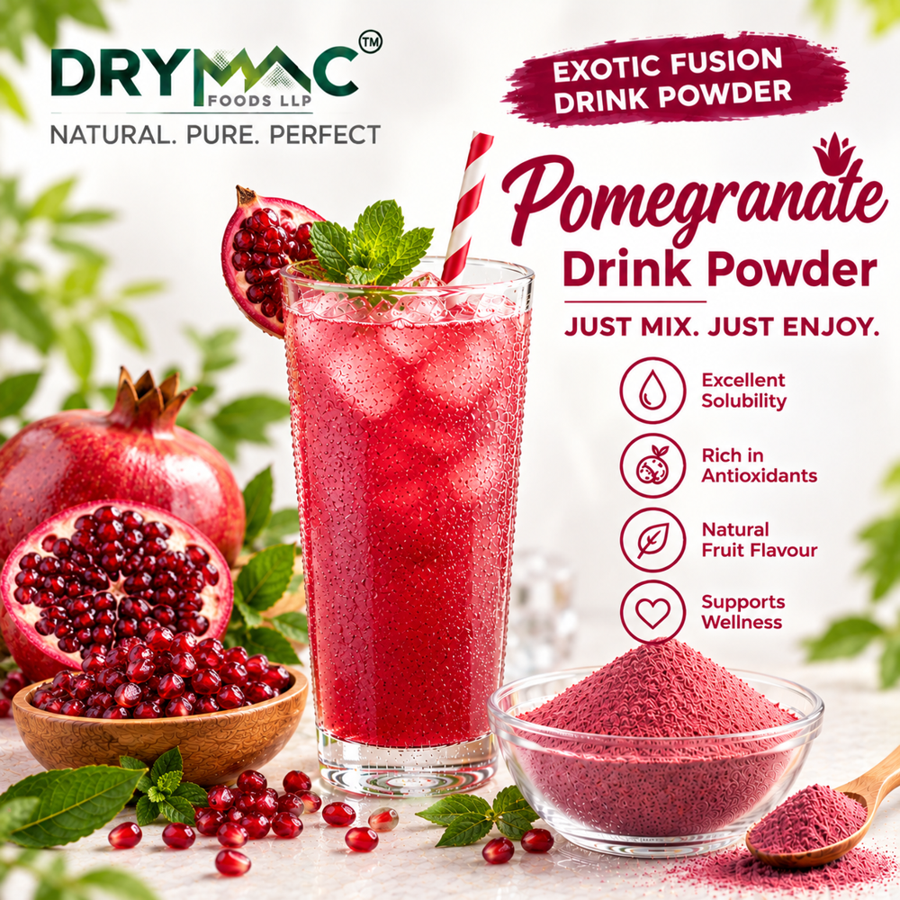 Instant Pomegranate Drink Powder - Color: Light Pink
