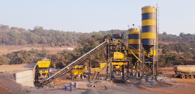Automatic Ready Mix Concrete Batching Plant ATS 120