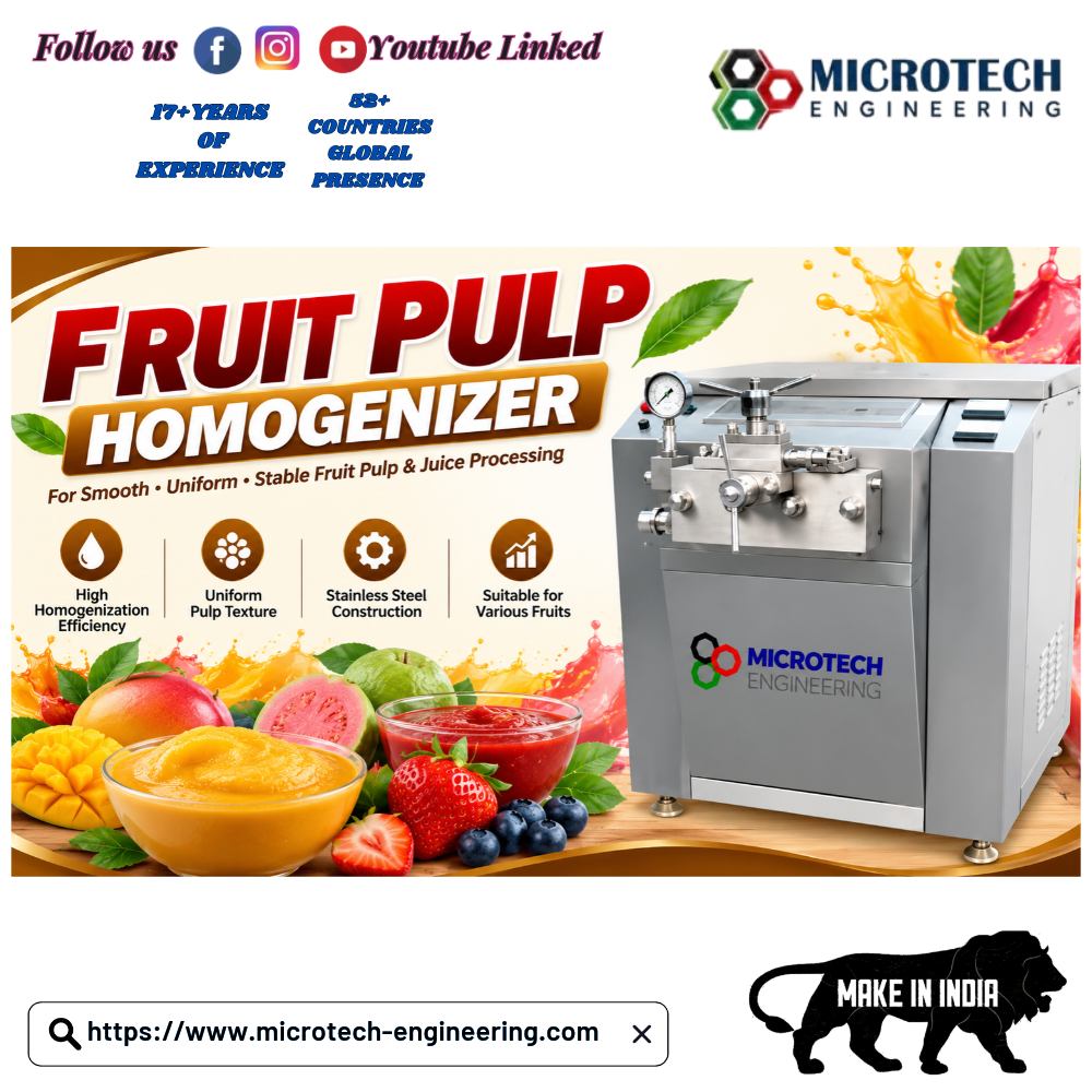 FRUIT PULP HOMOGENIZER