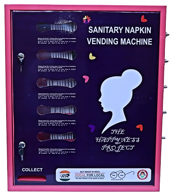 Automatic Sanitary Napkin Vending Machine - Capacity: 200 Pcs/Hr