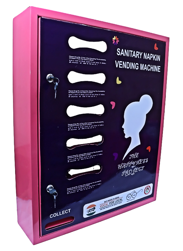 Automatic Sanitary Napkin Vending Machine - Capacity: 200 Pcs/hr