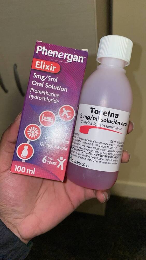 Original 5mg Phenergan Promethazine with Codeinne Hydrochloride oral solution Syrup