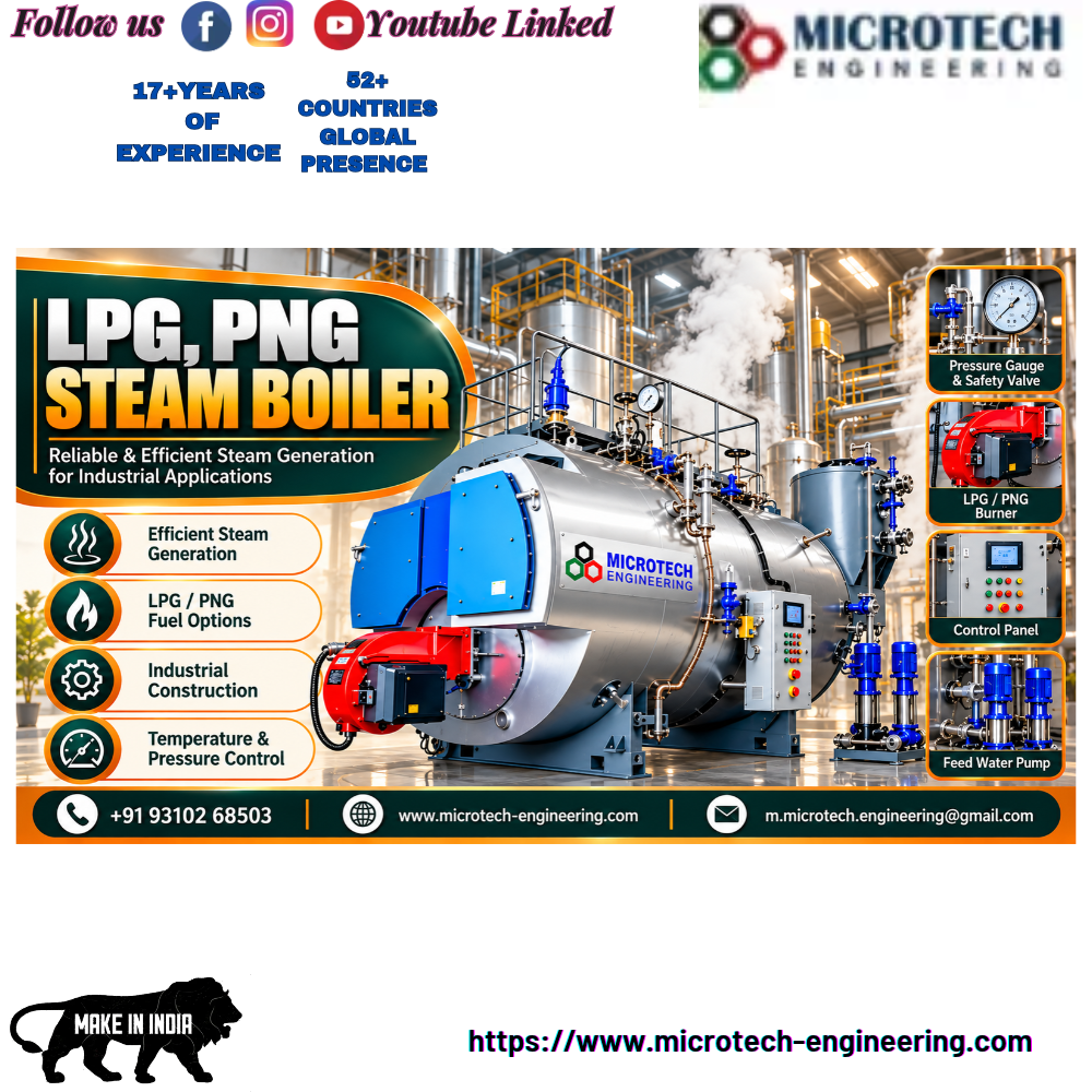 LPG,PNG Steam Boiler 
