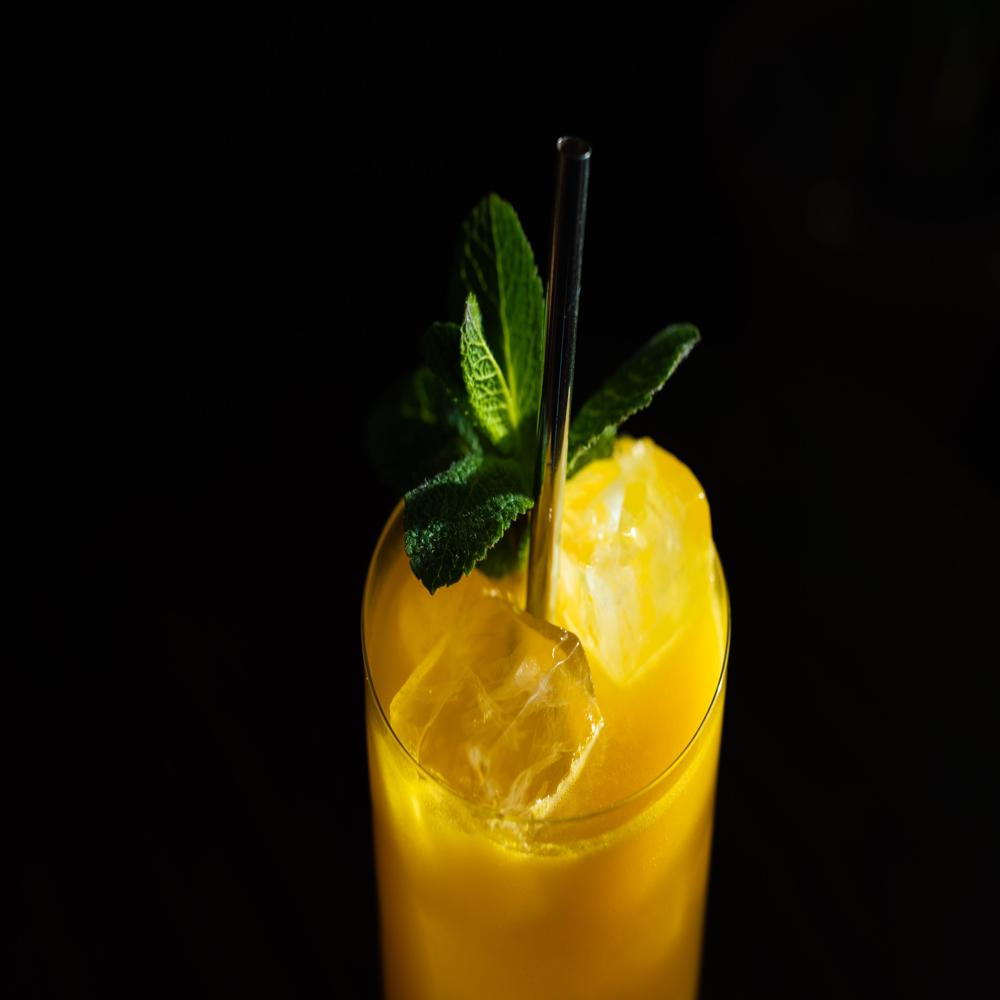Instant Mango Drink Powder - Color: Orange