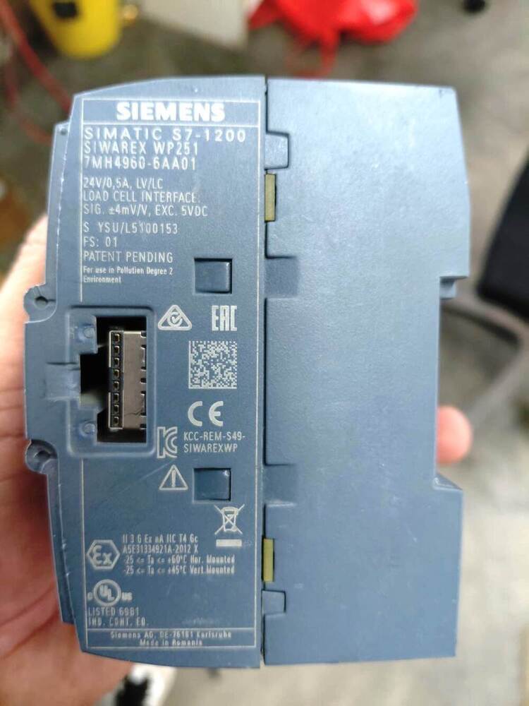 Siemens SIMATIC S7-1200 SIWAREX WP251 Weighing Module