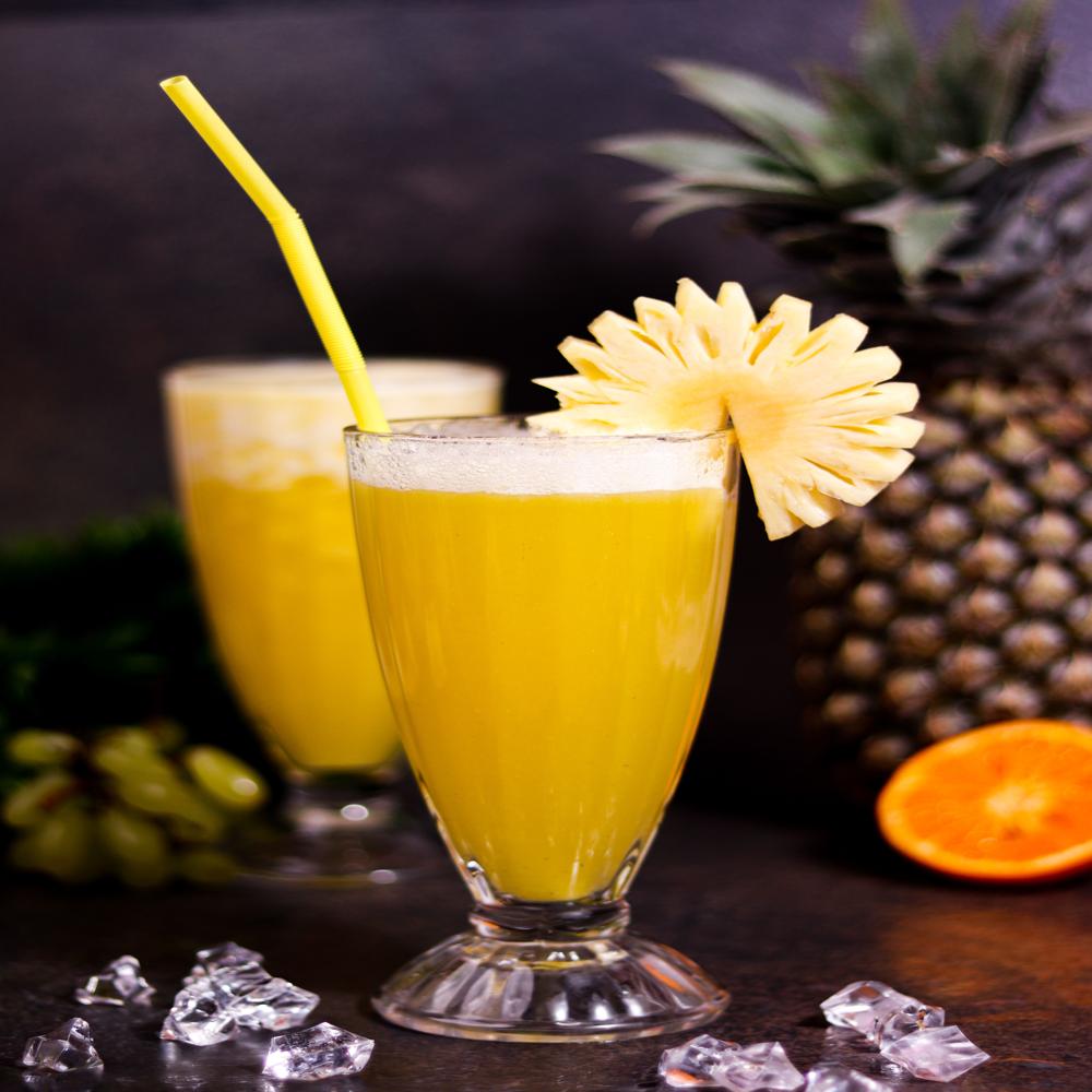 Instant Pineapple Drink Powder - Color: Yellow