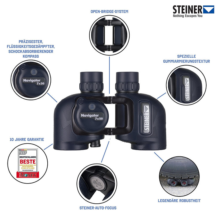 Steiner Navigator 7x30C Binocular With Compass