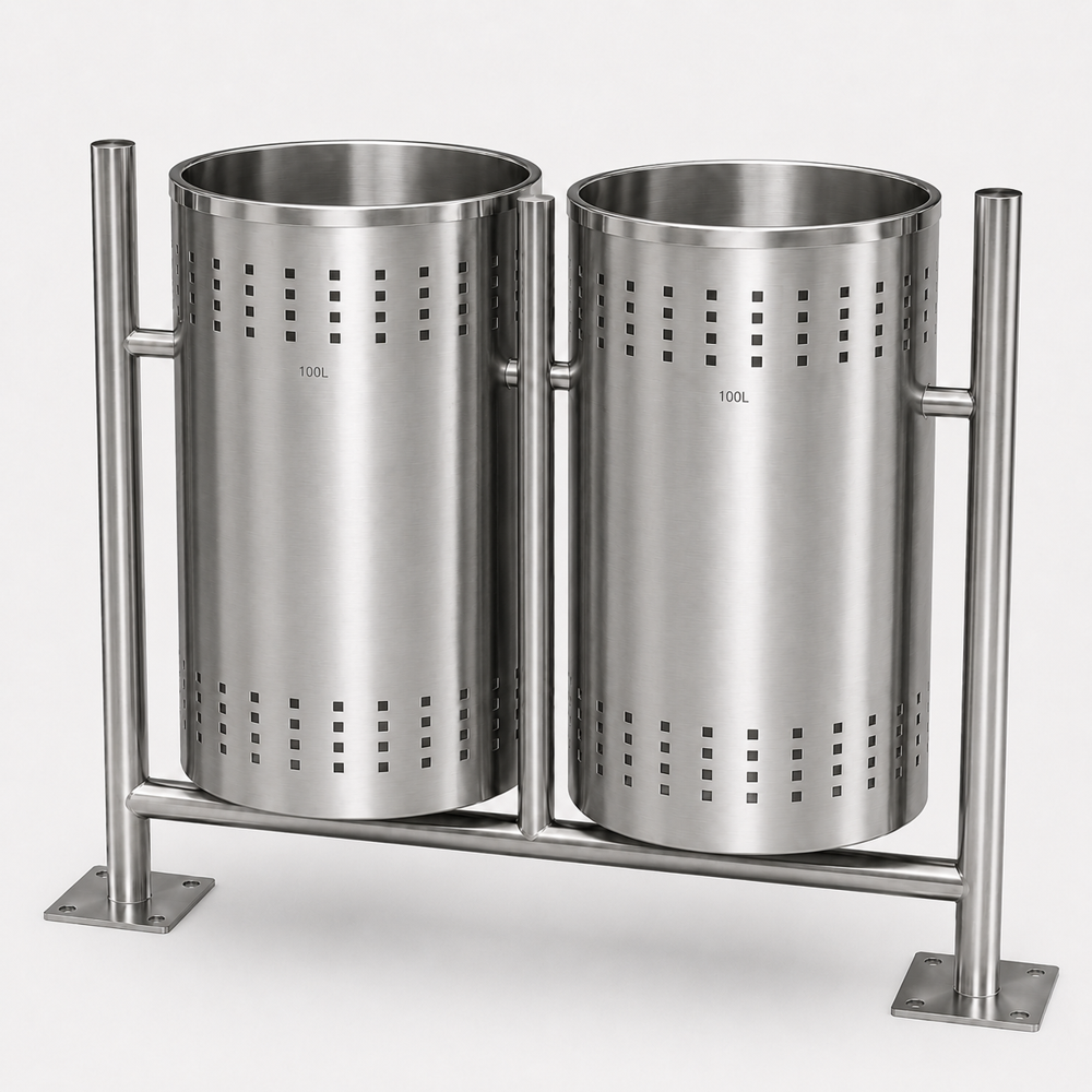Stainless Steel Dustbin