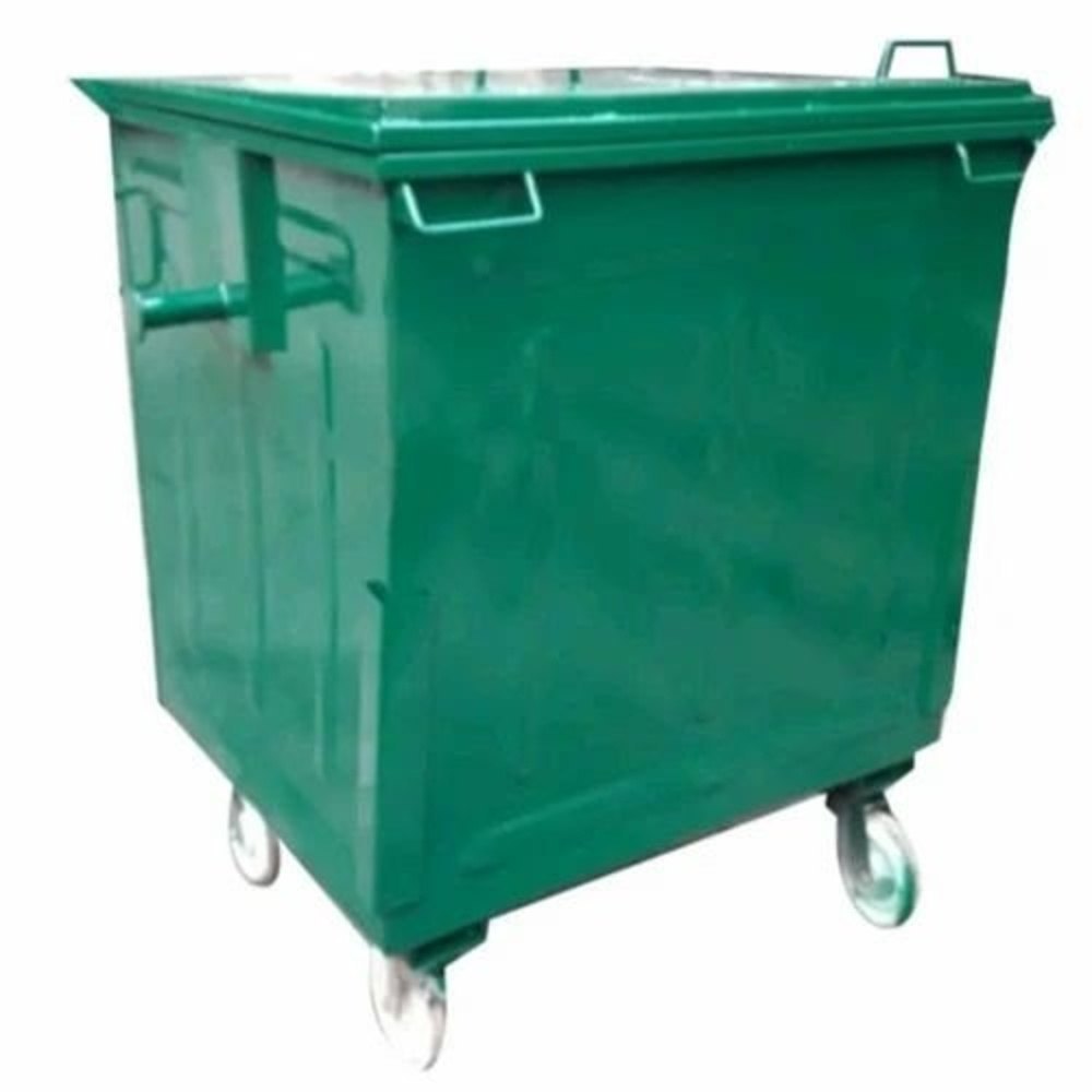 Mild Steel 1100 ltr ms dustbin
