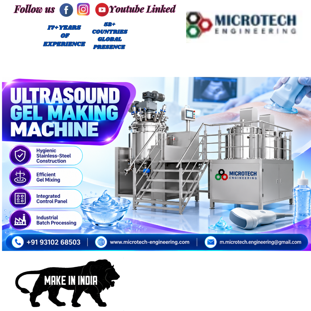ULTRASOUND GEL MAKING MACHINE