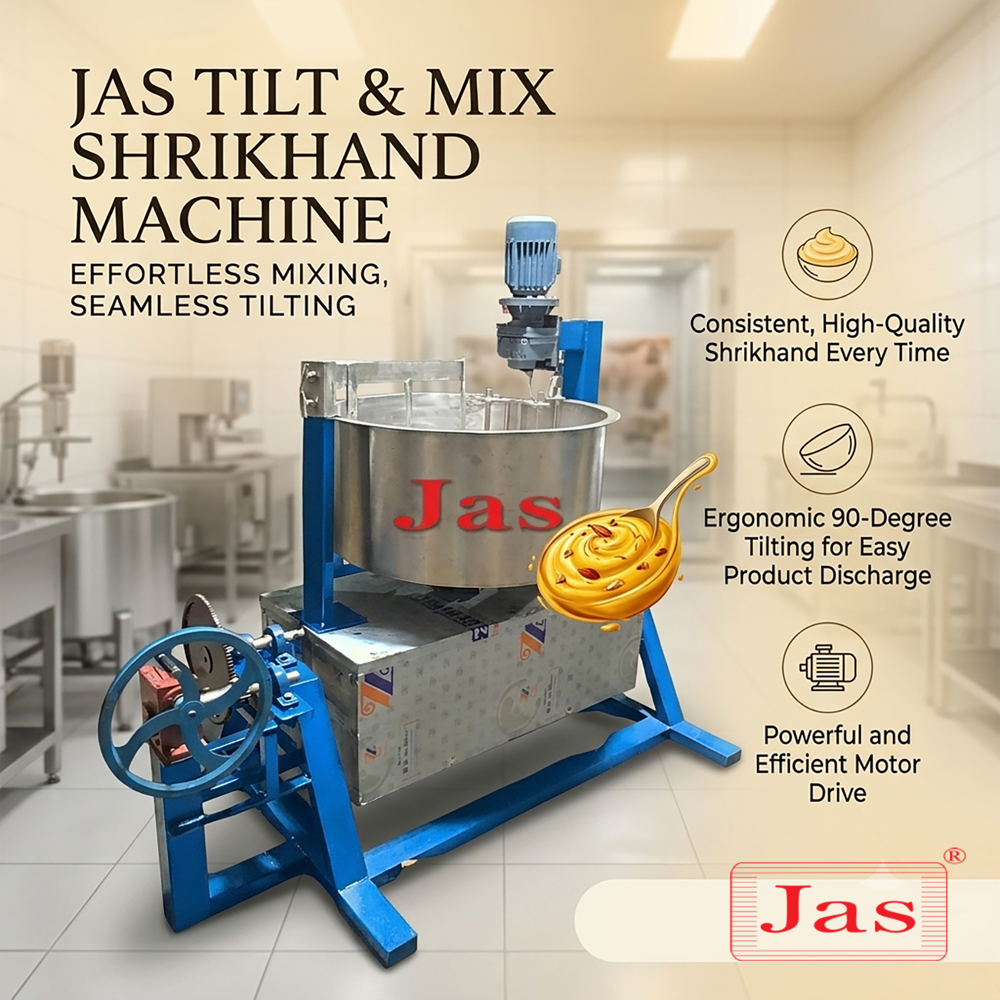 Shrikhand Mixing Machine Tilting Stainless steel