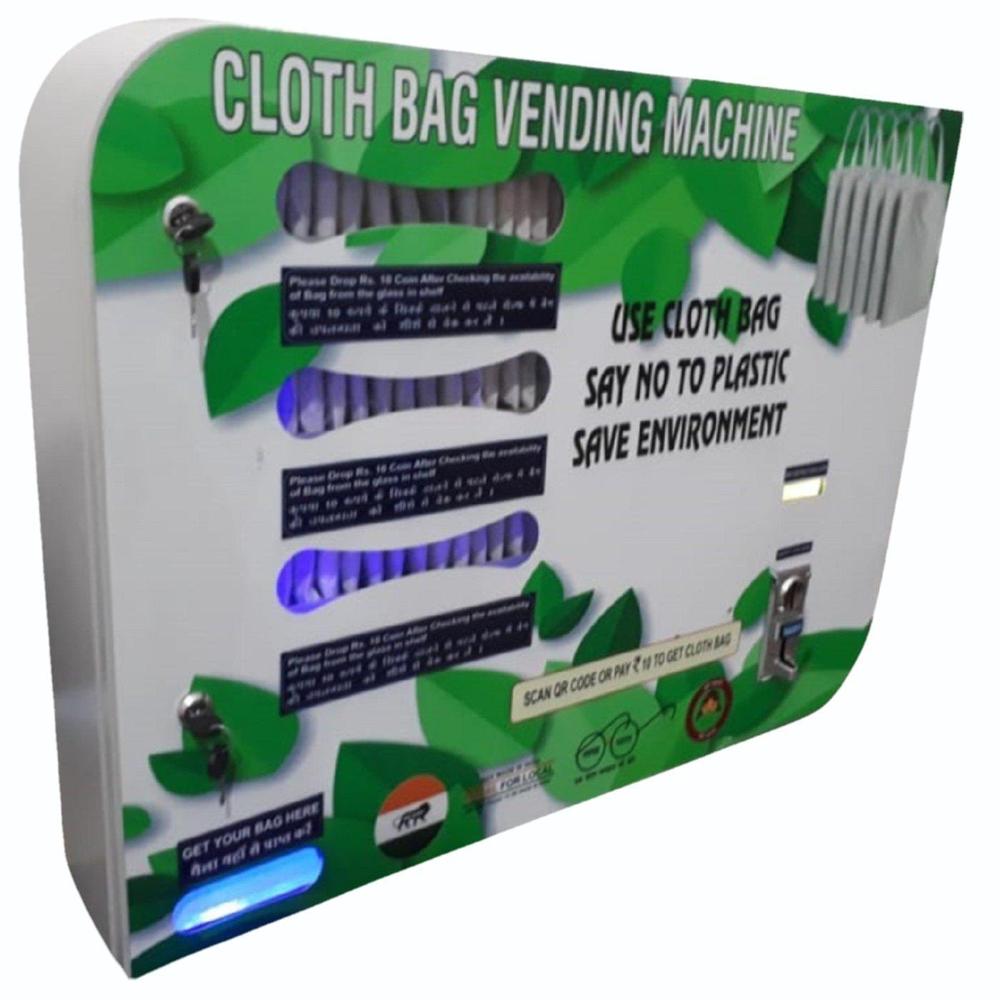 Automatic Cloth Bag Vending Machine - Capacity: 105 Pcs/hr