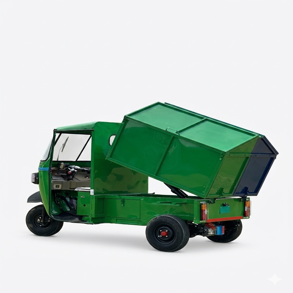 TAXY L3 Cleaner E Rickshaw Garbage Loader ,