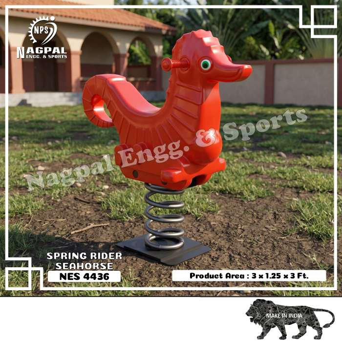 NES-4436 Kids Sea Horse Spring Rider