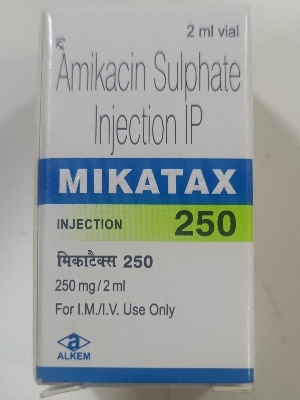Mikatax(Amikacin)250Mg Inj - Brand Name: Alkem
