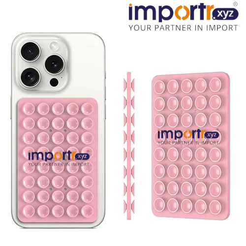 Silicon Suction Cup Phone Case - Color: Multicolor