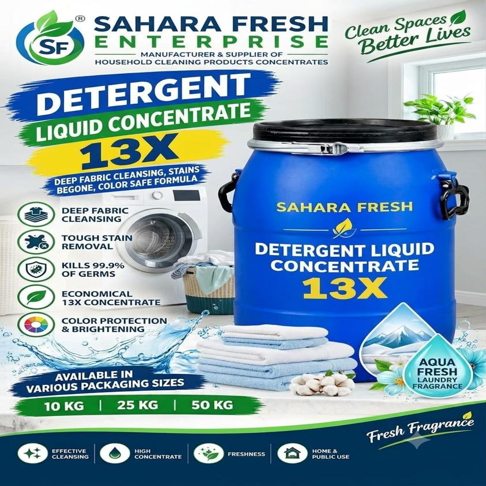 Detergent liquid concentrate 13x