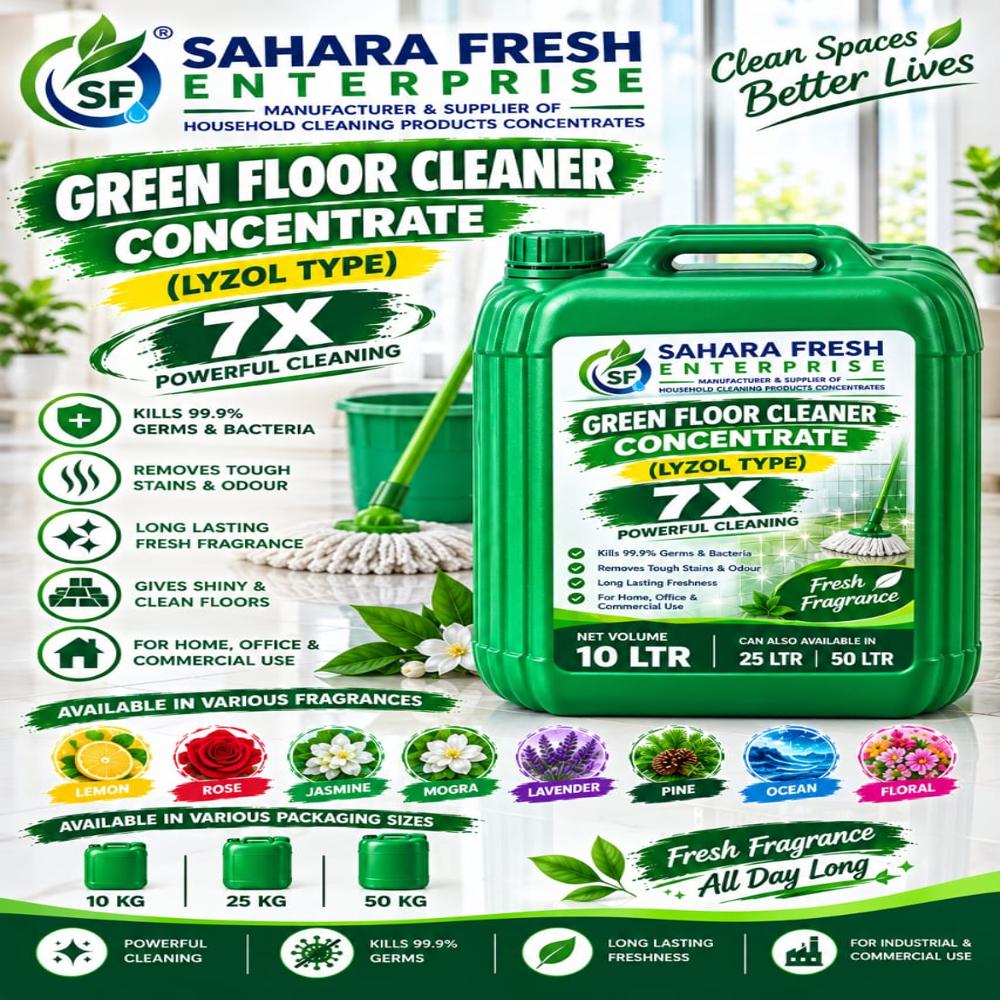 Green Floor Cleaner Concentrate 7x
