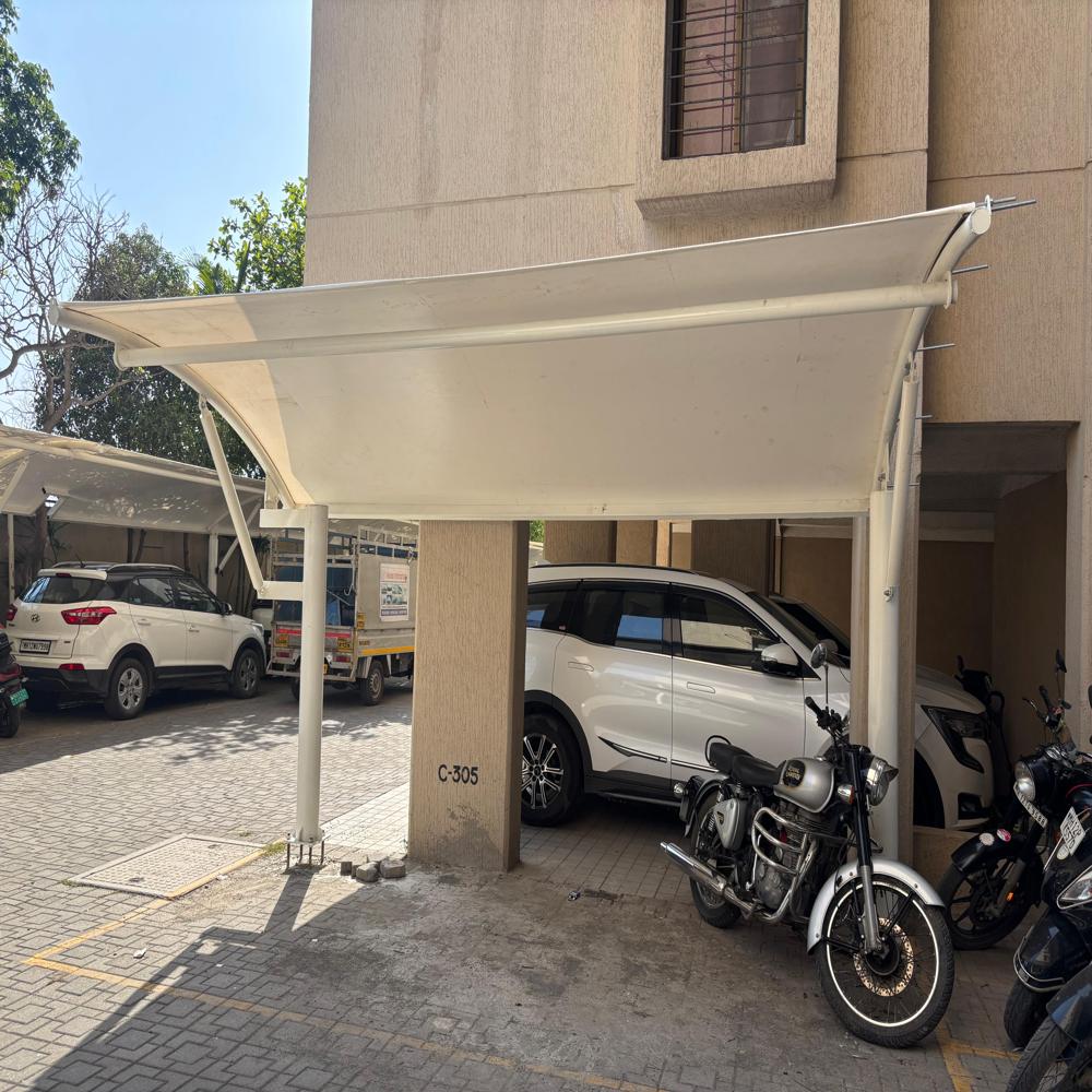 Tensile Membrane Structure - Color: White