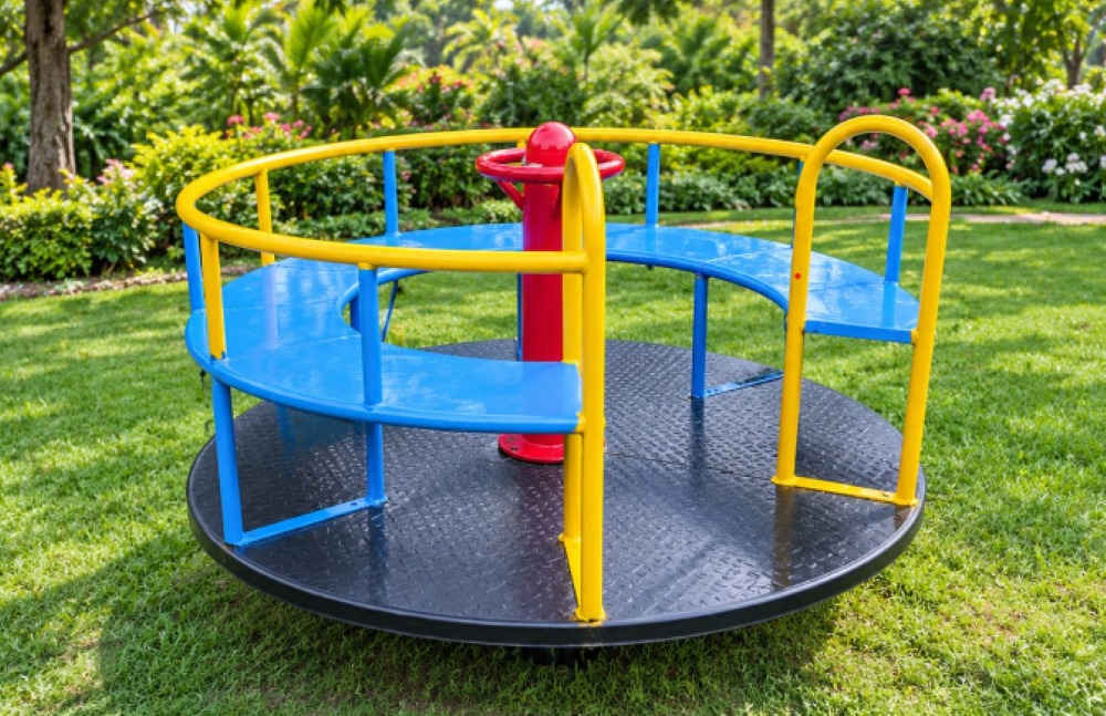 Mild Steel 4 Seater Merry Go Round