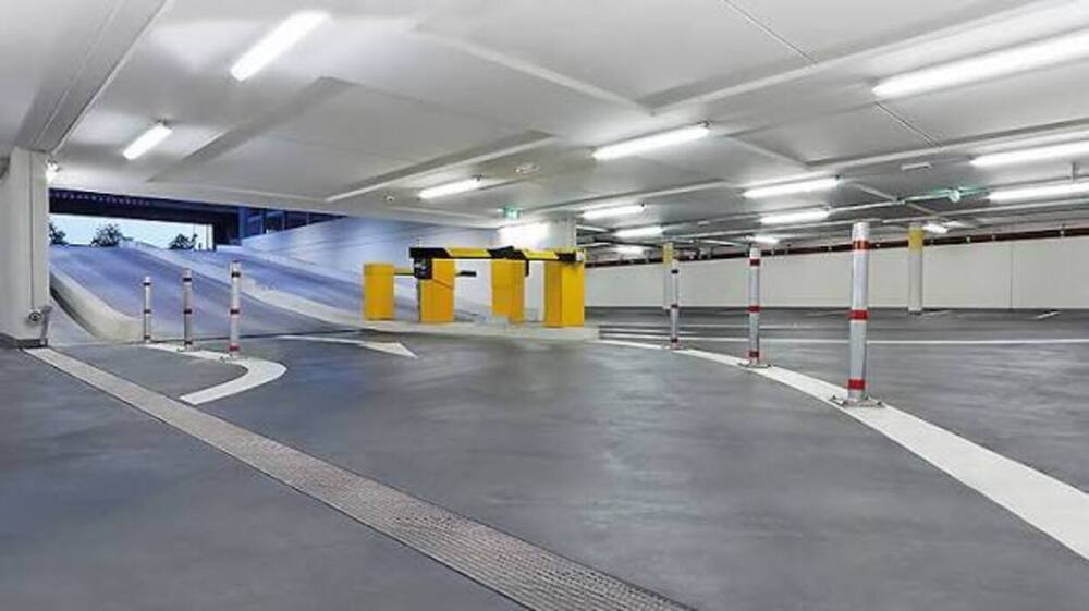 Basement ramp Car deck system for car parking