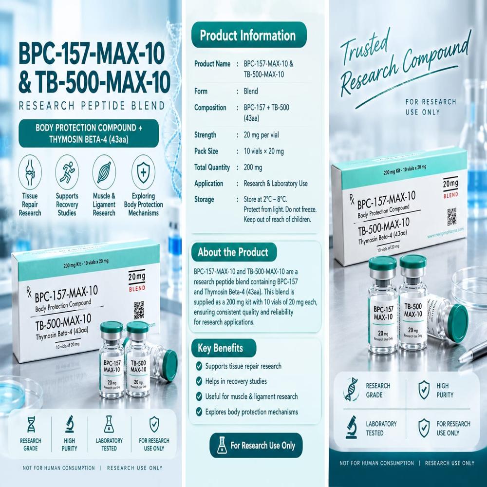 BPC-157-MAX-10 & TB-500-MAX-10