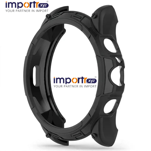 Rugged Tpu Bumper Protective Case Cover For Fossil Gen 6 Smartwatch - Features: Flexible